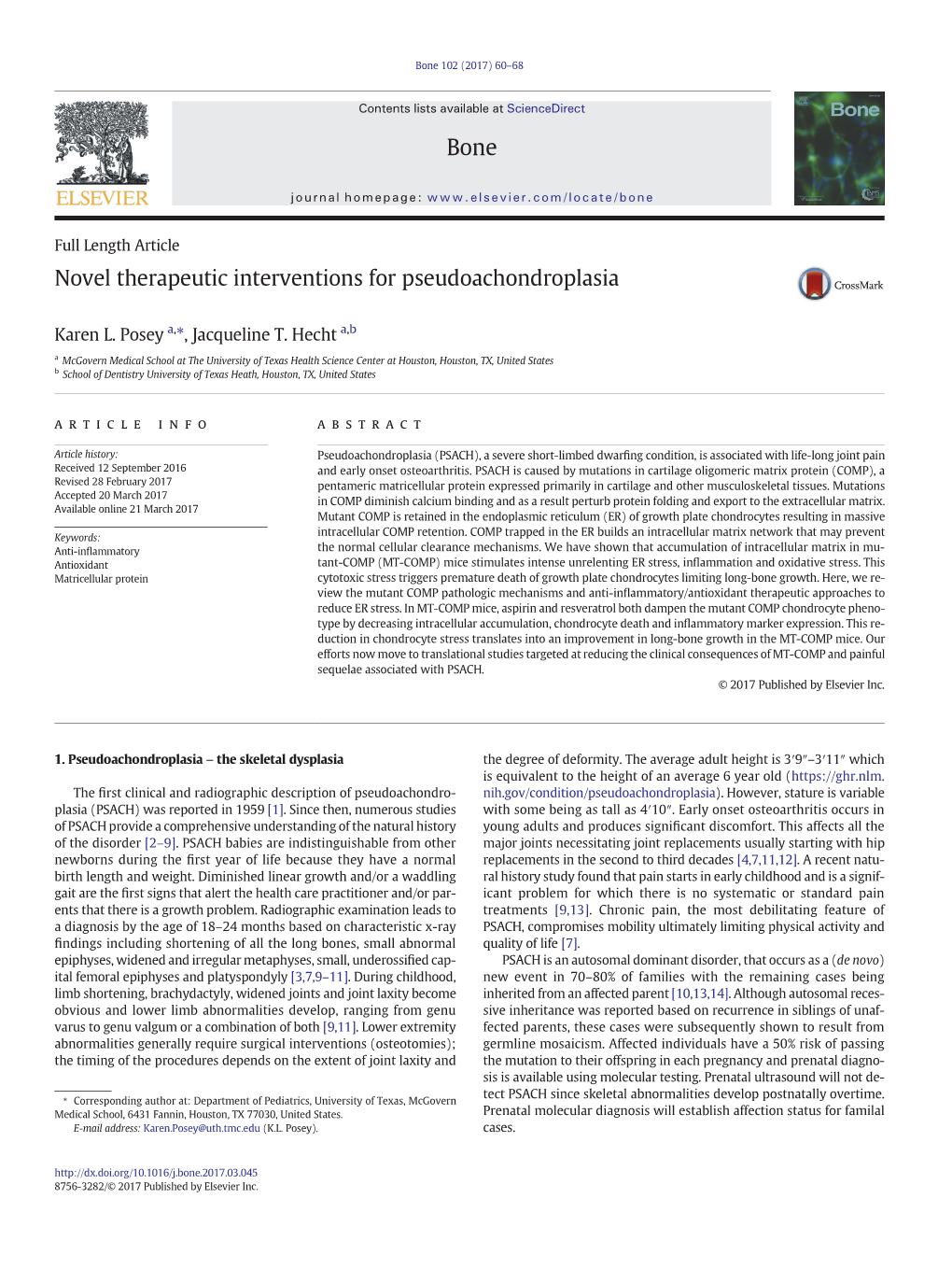 Posey-2017-Novel-Therapeutic-Interventions-For-Pseudoachondroplasia-1.Pdf