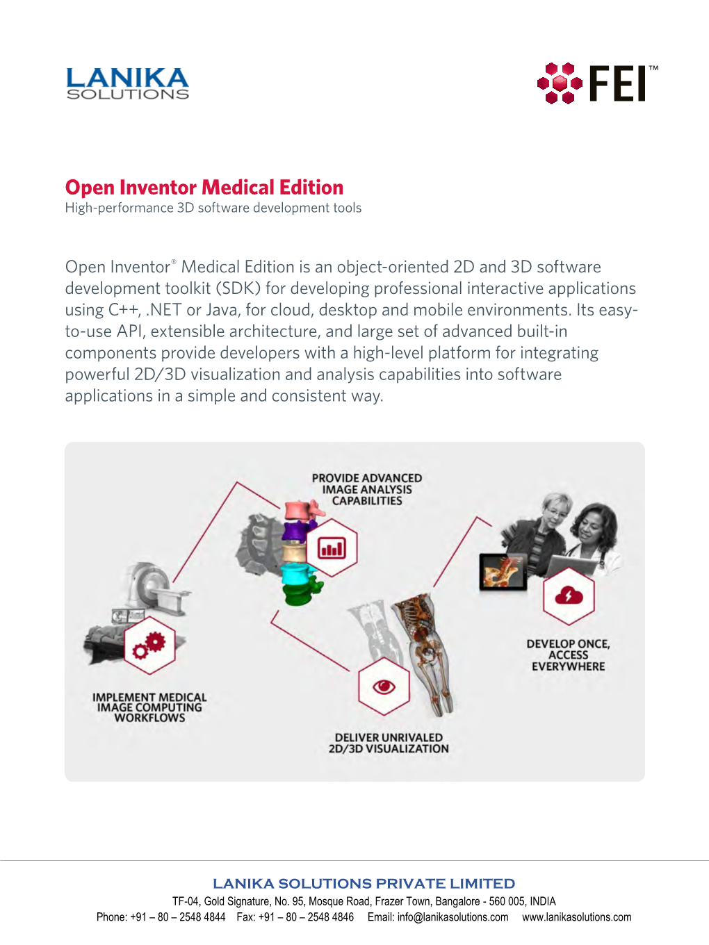 Open Inventor Medical Edition High-Performance 3D Software Development Tools