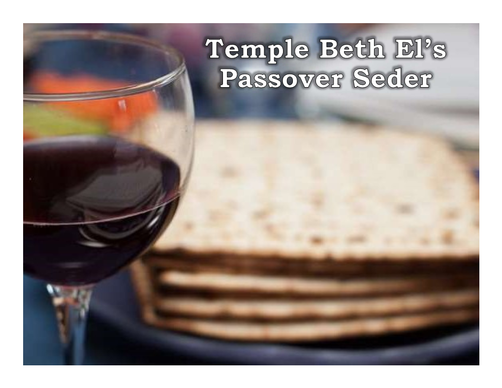 TBE-Seder-Haggadah.Pdf