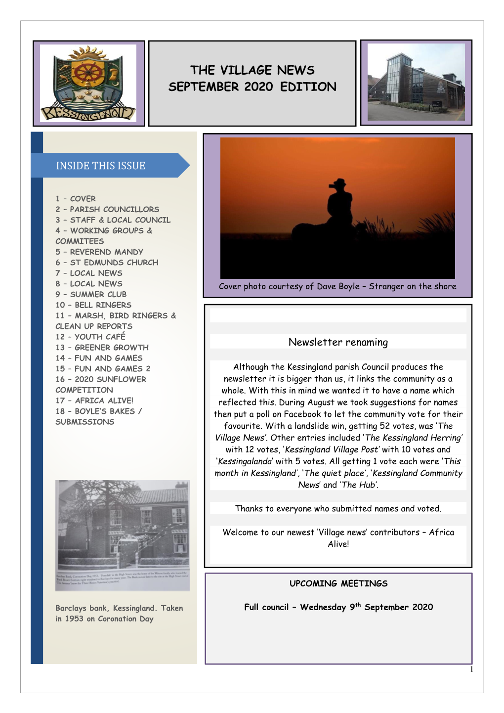 The Village News September 2020 Edition