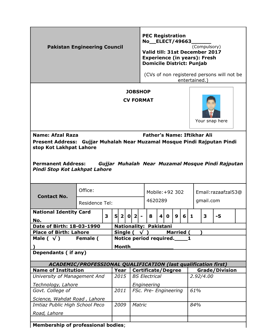 Present/Most Recent Employment s24