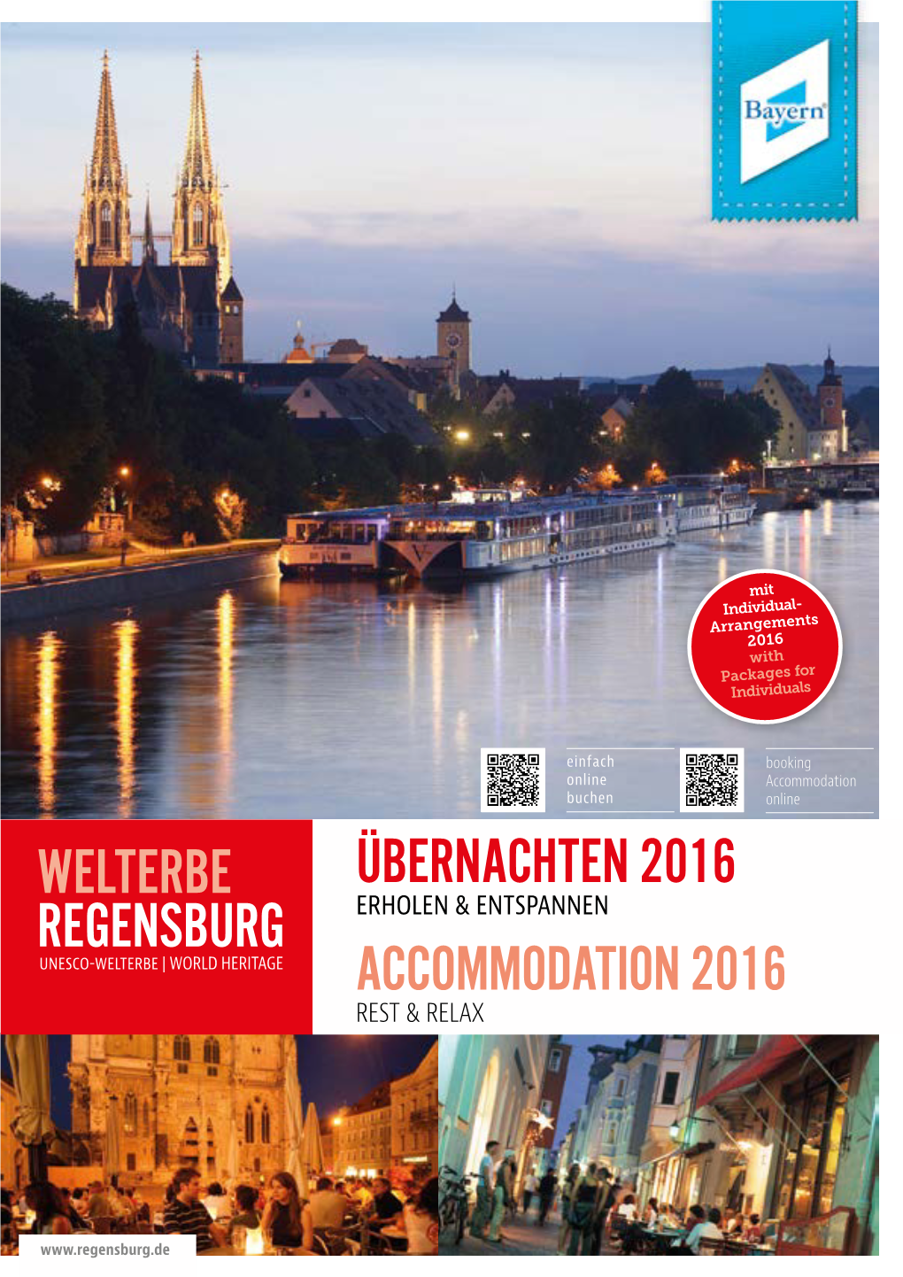 Übernachten 2016 Accommodation 2016