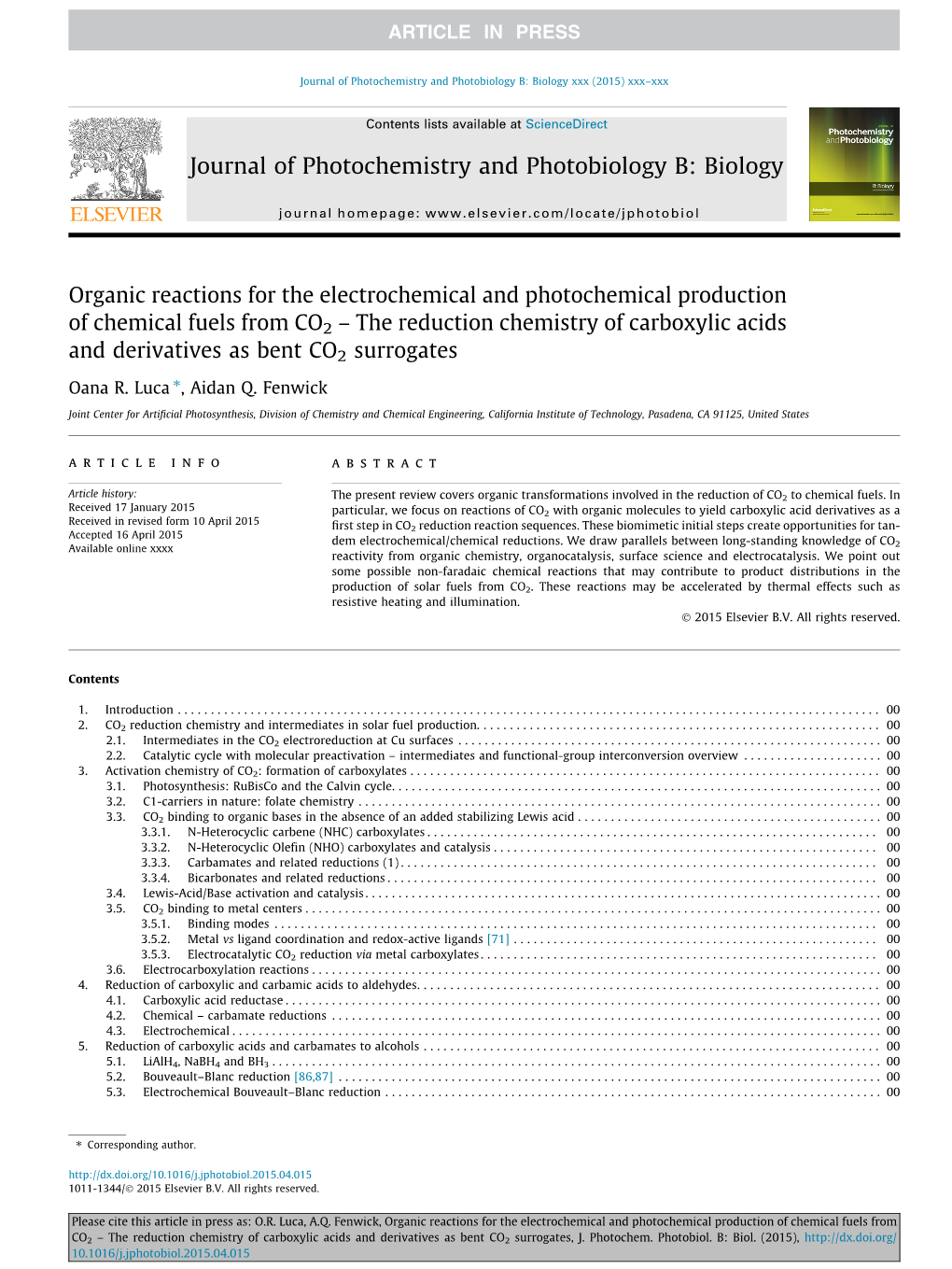 Organic Reactions for the Electrochemical and Photochemical