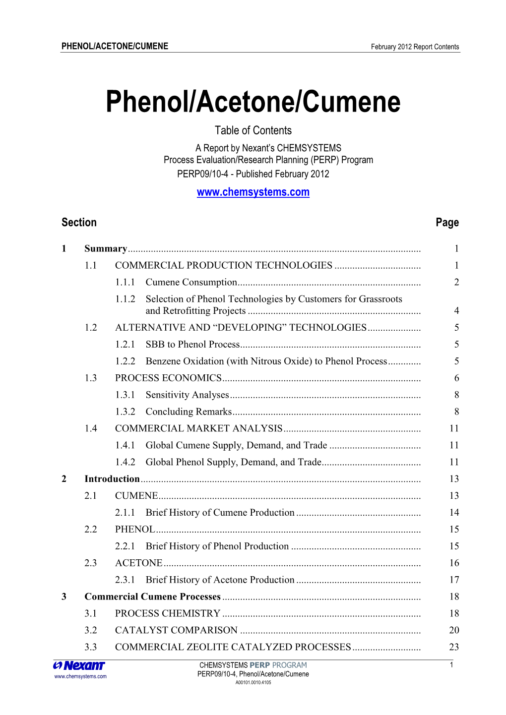 Benzene Toluene