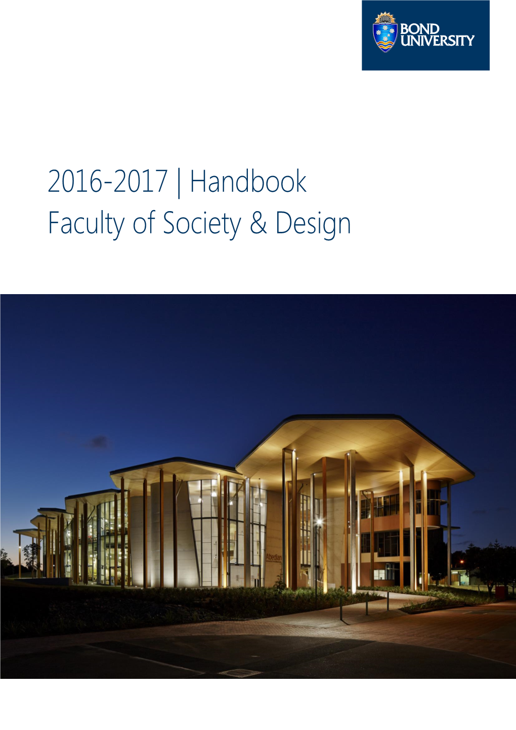 2016-2017 | Handbook Faculty of Society & Design