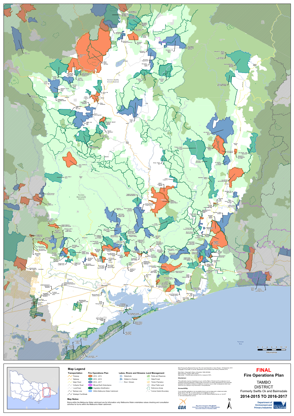 Fire Operations Plan TAMBO DISTRICT 2014-2015 to 2016-2017