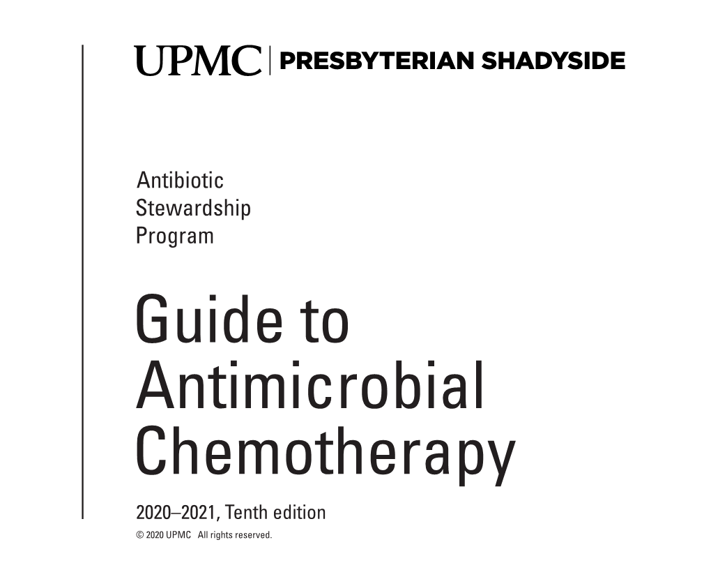 Guide to Antimicrobial Chemotherapy (PDF)