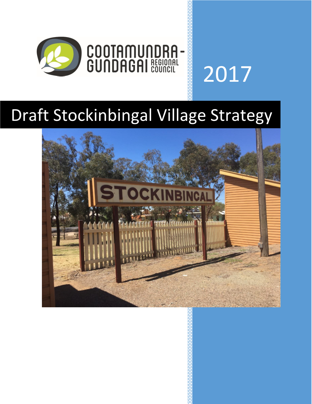 Draft Stockinbingal Village Strategy