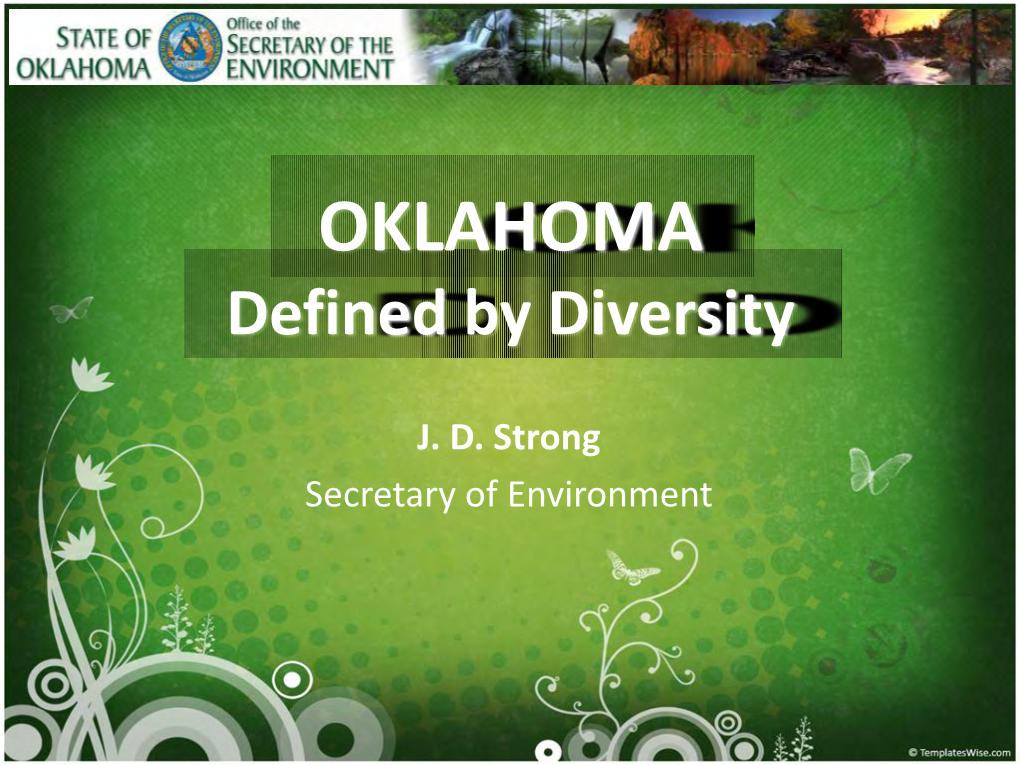 Oklahoma: Defined by Diversity