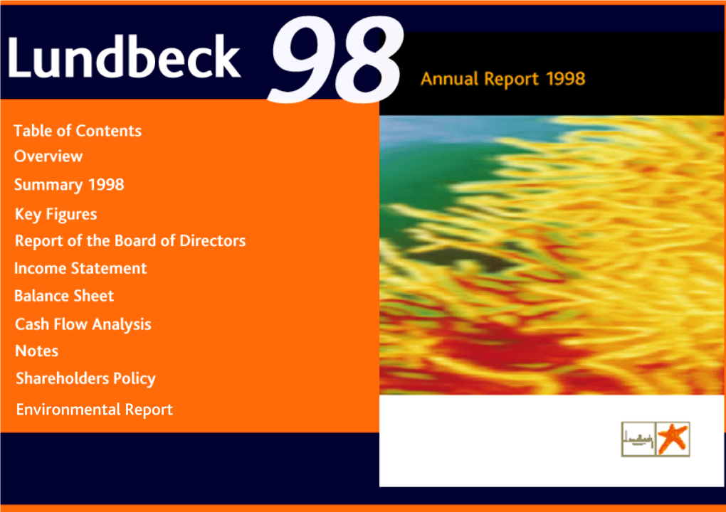 Lundbeck Annual Report 1998