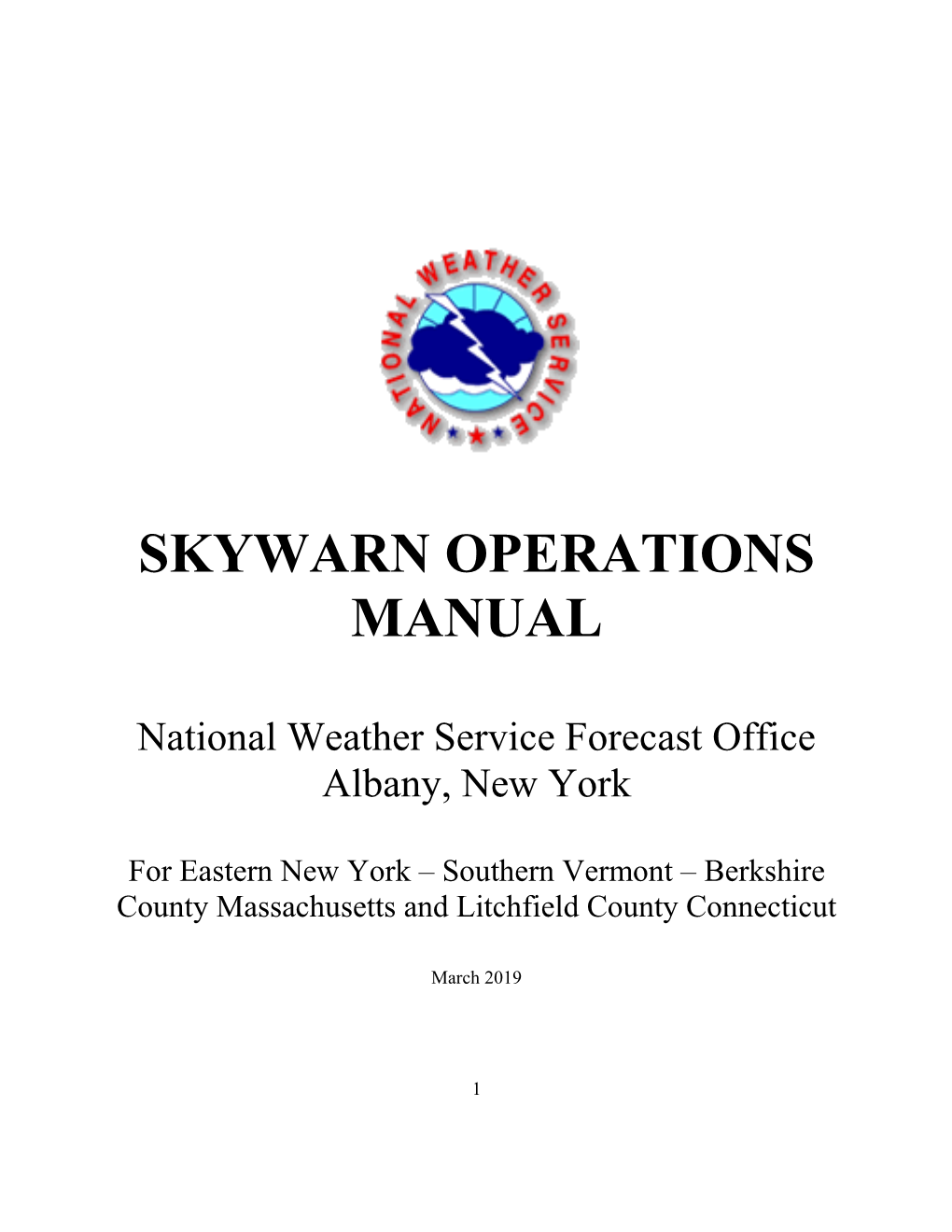 Skywarn Operations Manual