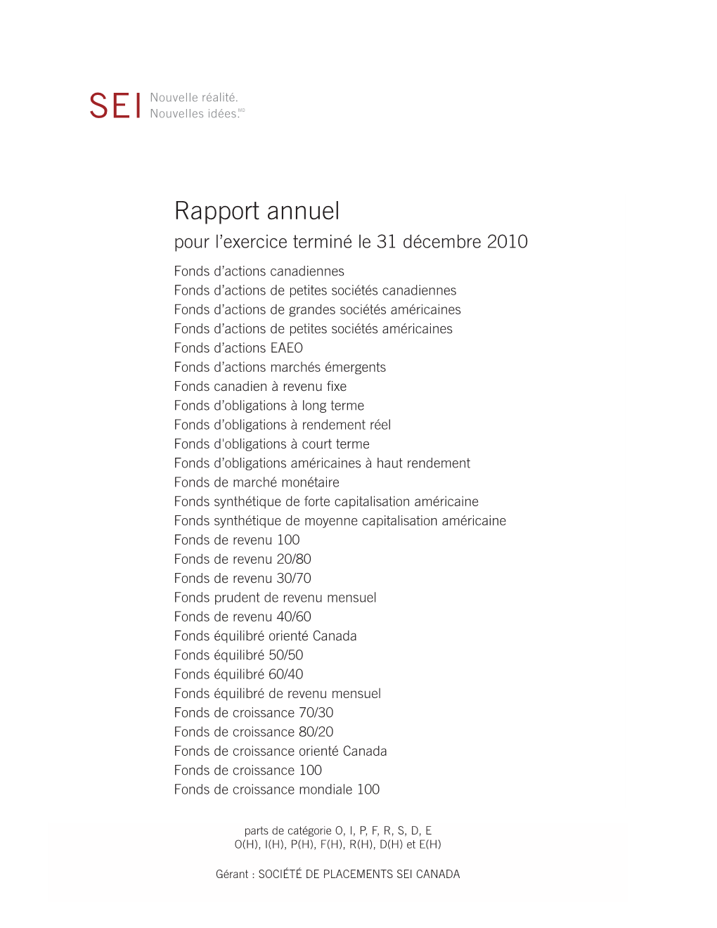 Rapport Annuel