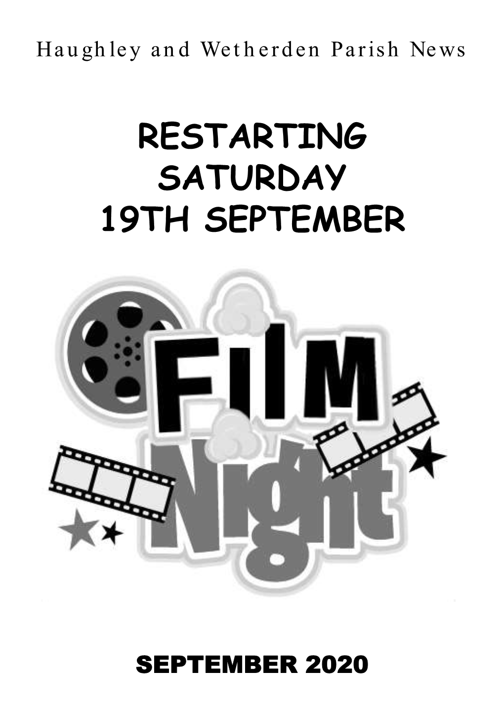 Restarting Saturday 19Th September