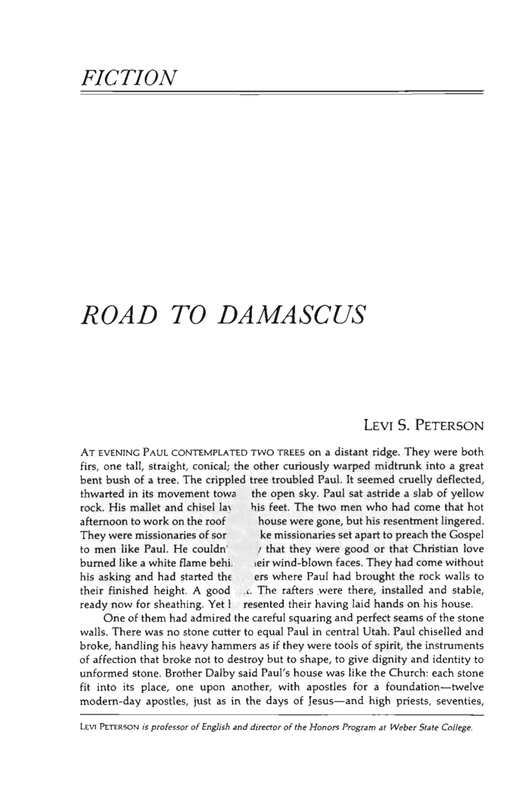 Road to Damascus