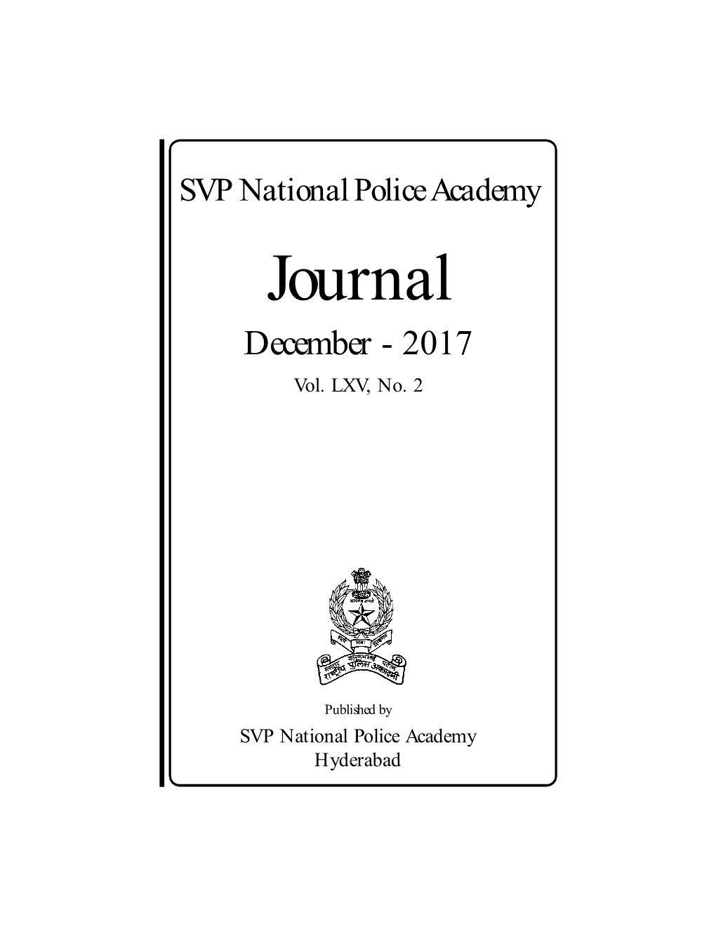 Journal December - 2017 Vol