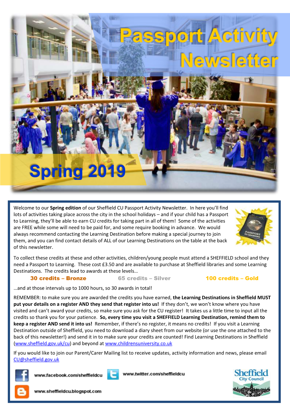 Passport Activity Newsletter