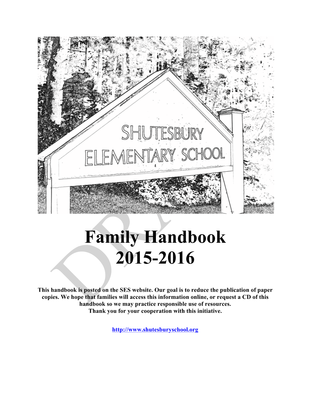 Family Handbook 2015-2016