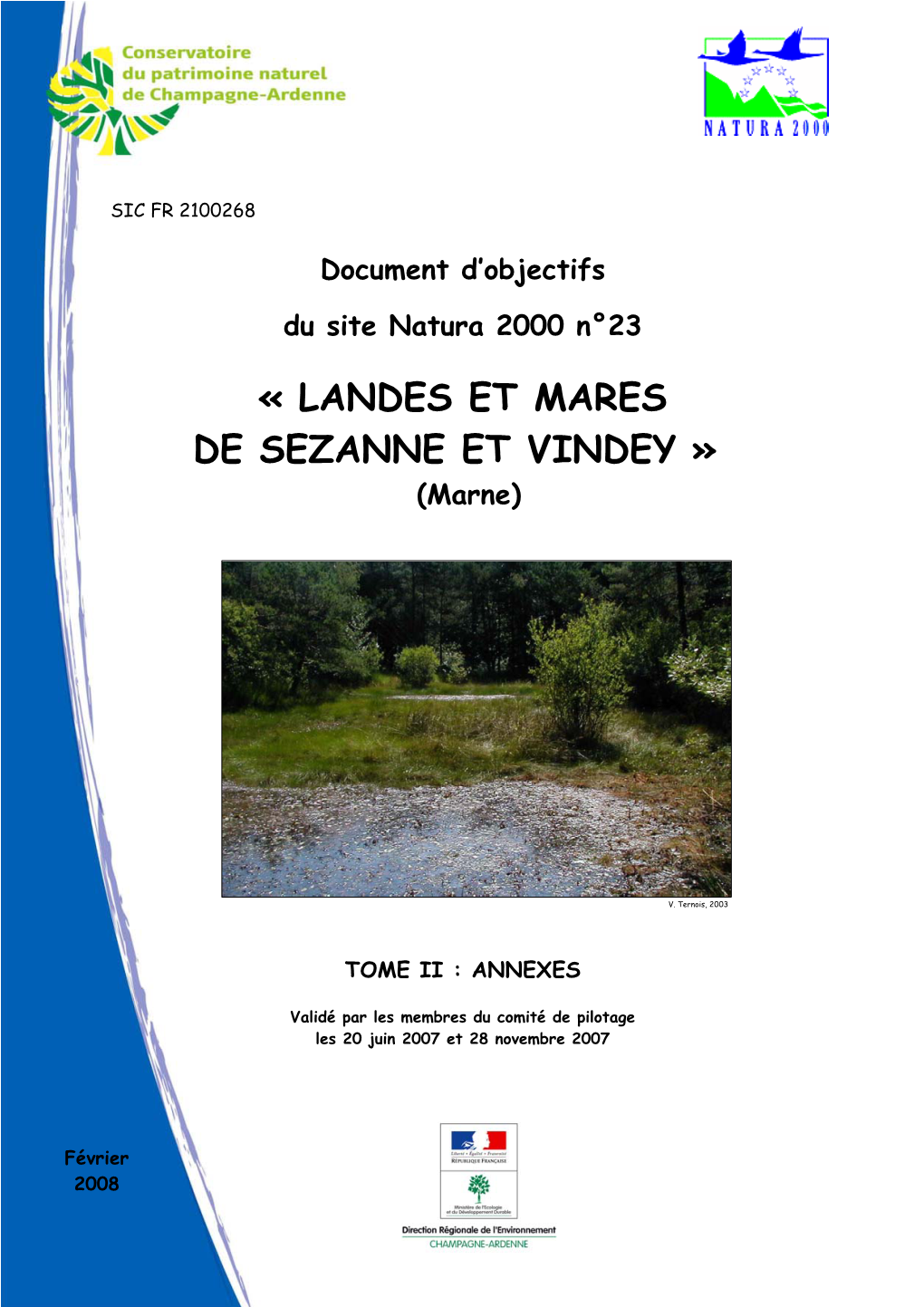 « LANDES ET MARES DE SEZANNE ET VINDEY » (Marne)