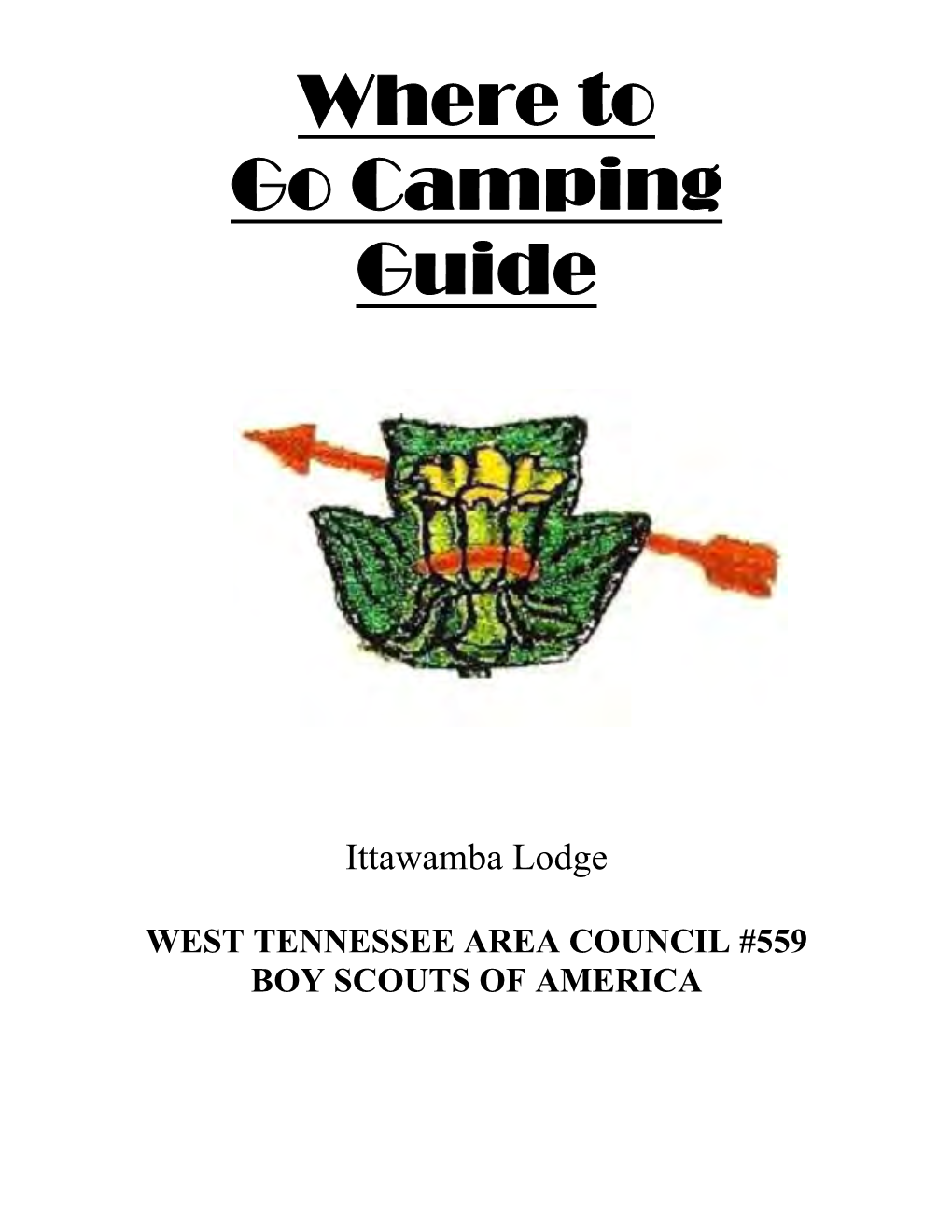 2009 Where to Go Camping Guide