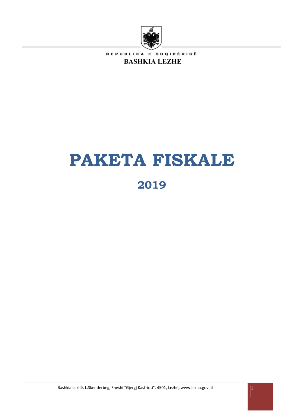 Paketa Fiskale 2019