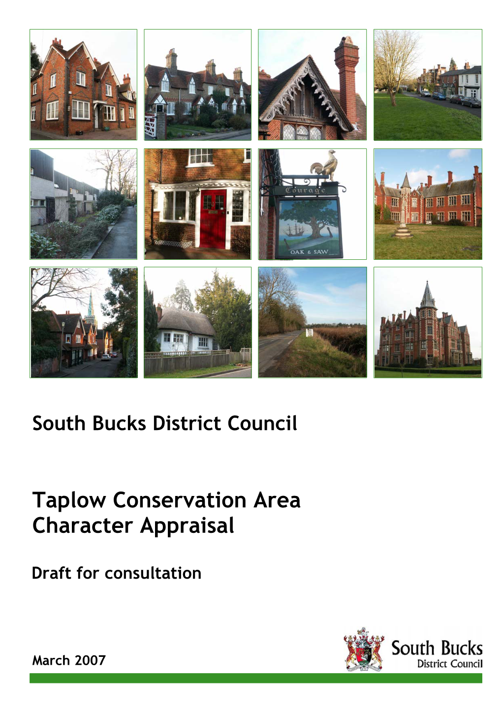 Taplow Conservation Area Character Appraisal