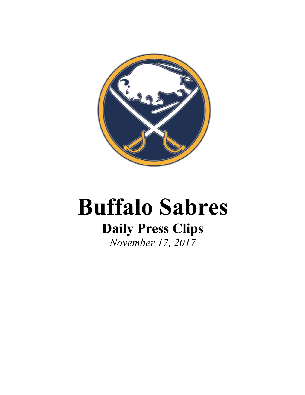 Buffalo Sabres Digital Press