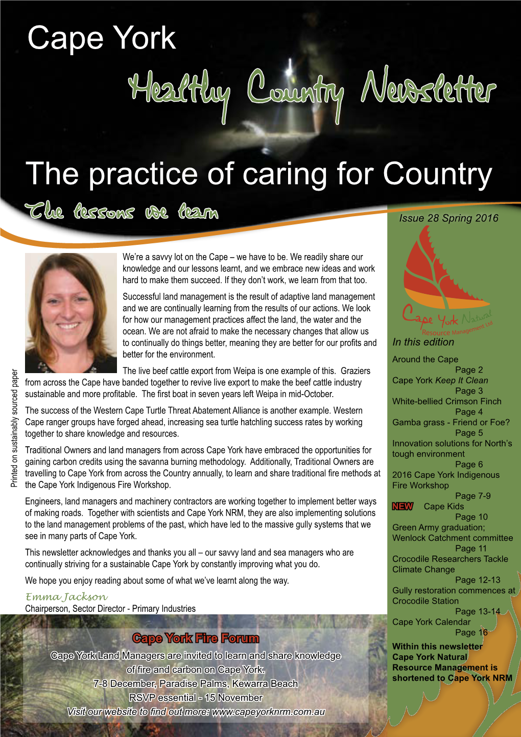 Healthy Country Newsletter