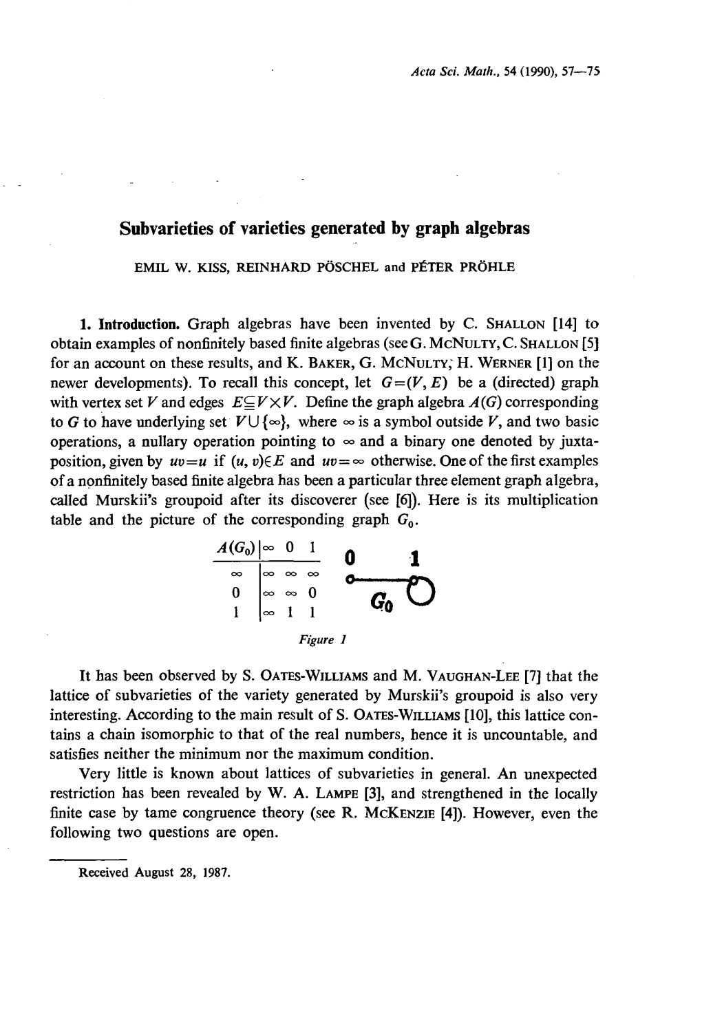 Subvarieties of Varieties Generated by Graph Algebras