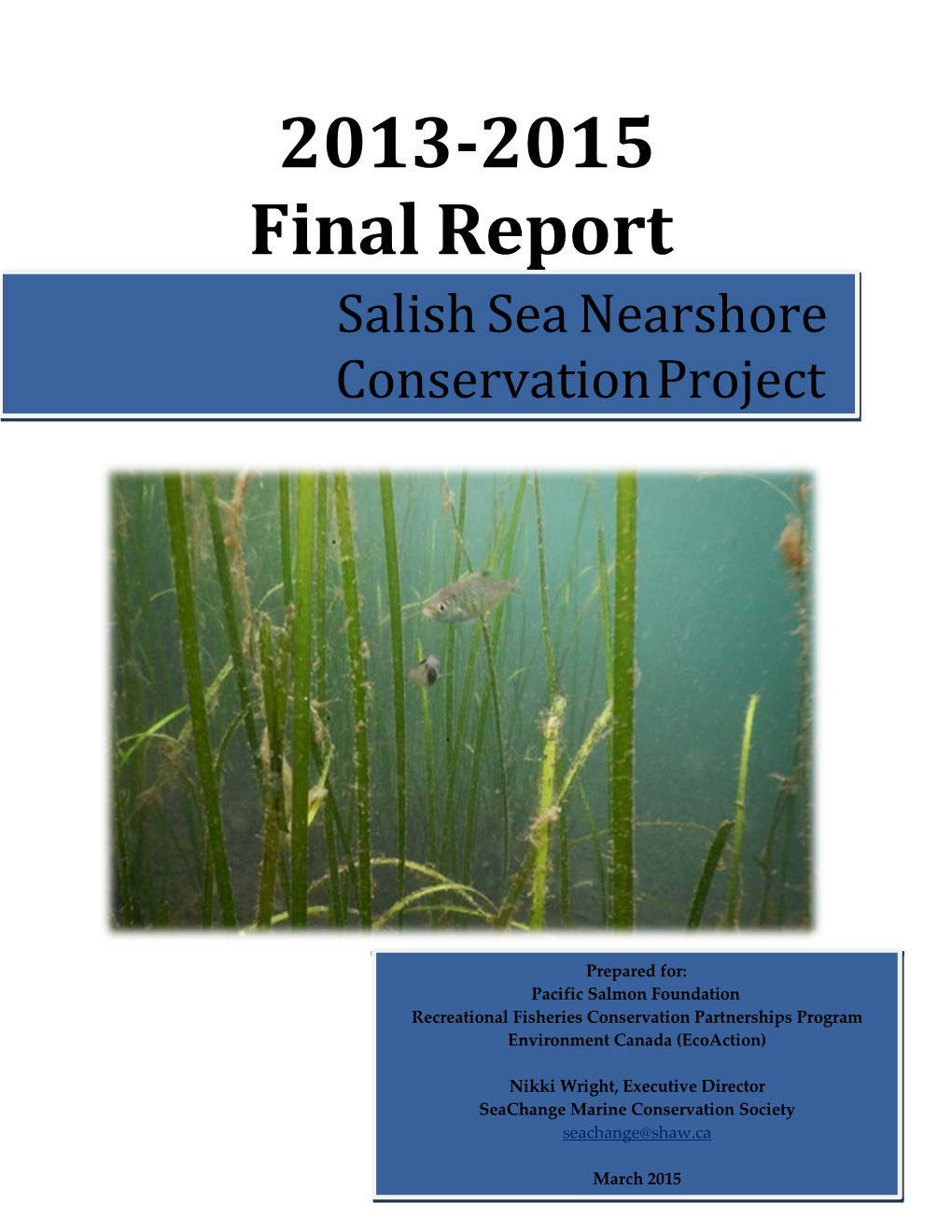 Salish Sea Nearshore Conservation Project