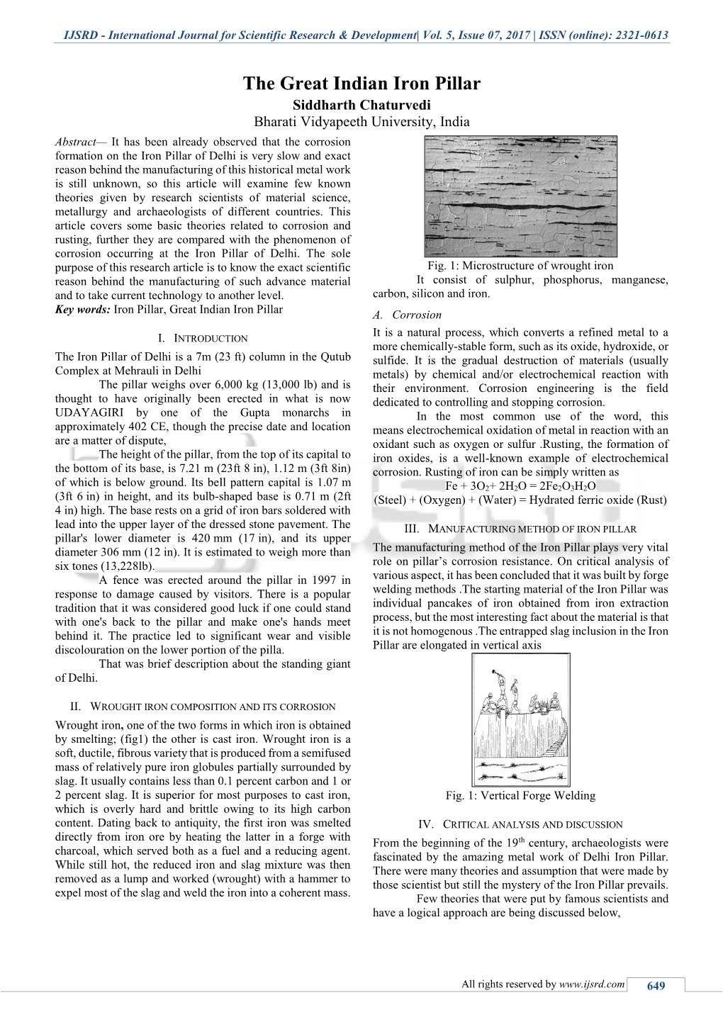 International Journal for Scientific Research & Development