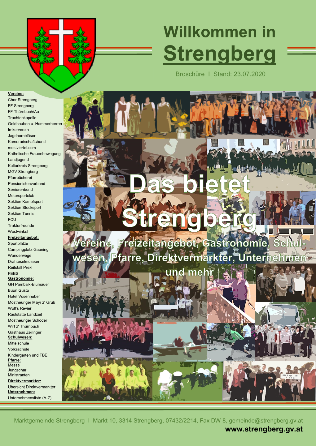 Strengberg Broschüre I Stand: 23.07.2020