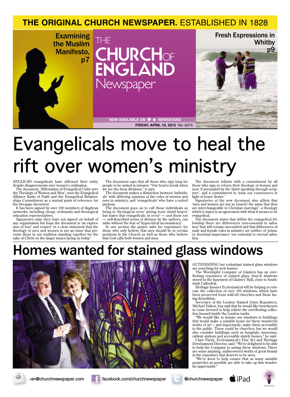 CHURCHOF ENGLAND Evangelicals Move to Heal the Rift Over Women's