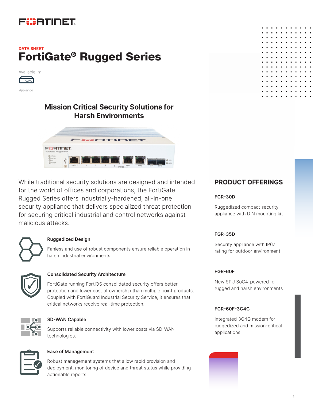 Fortigate Rugged Series Data Sheet