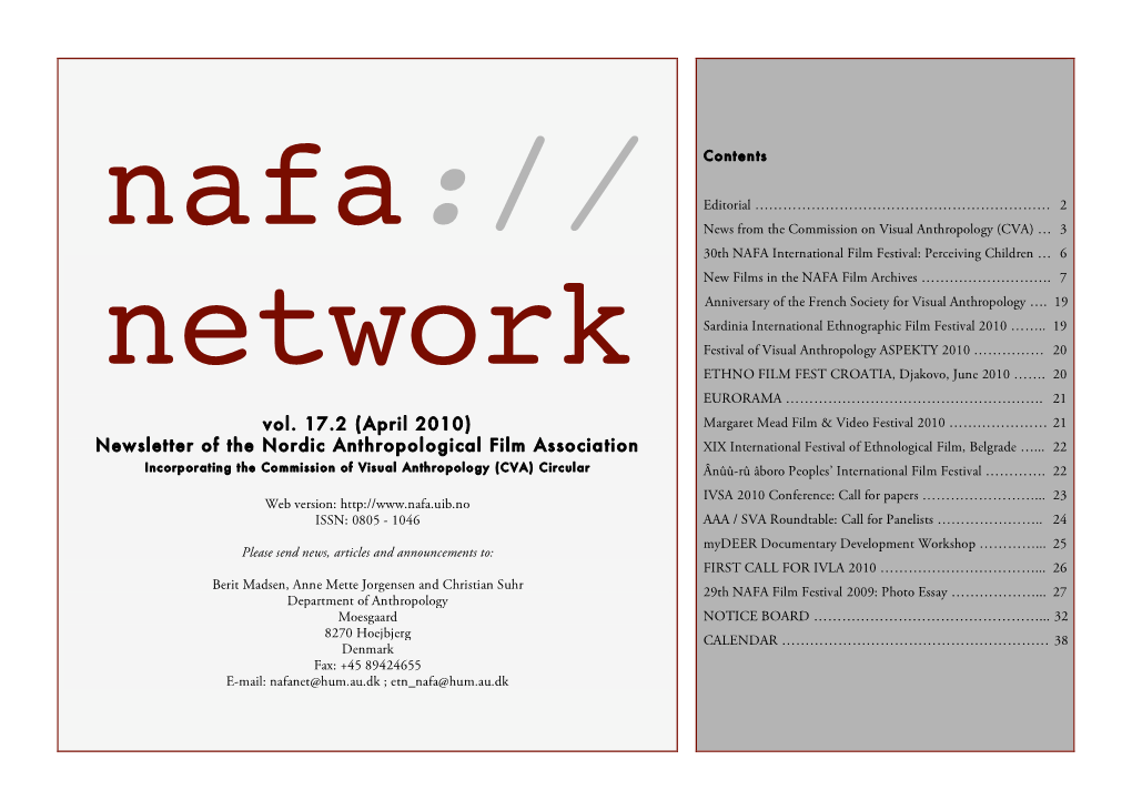 NAFA-Network 17.2 (April '10)