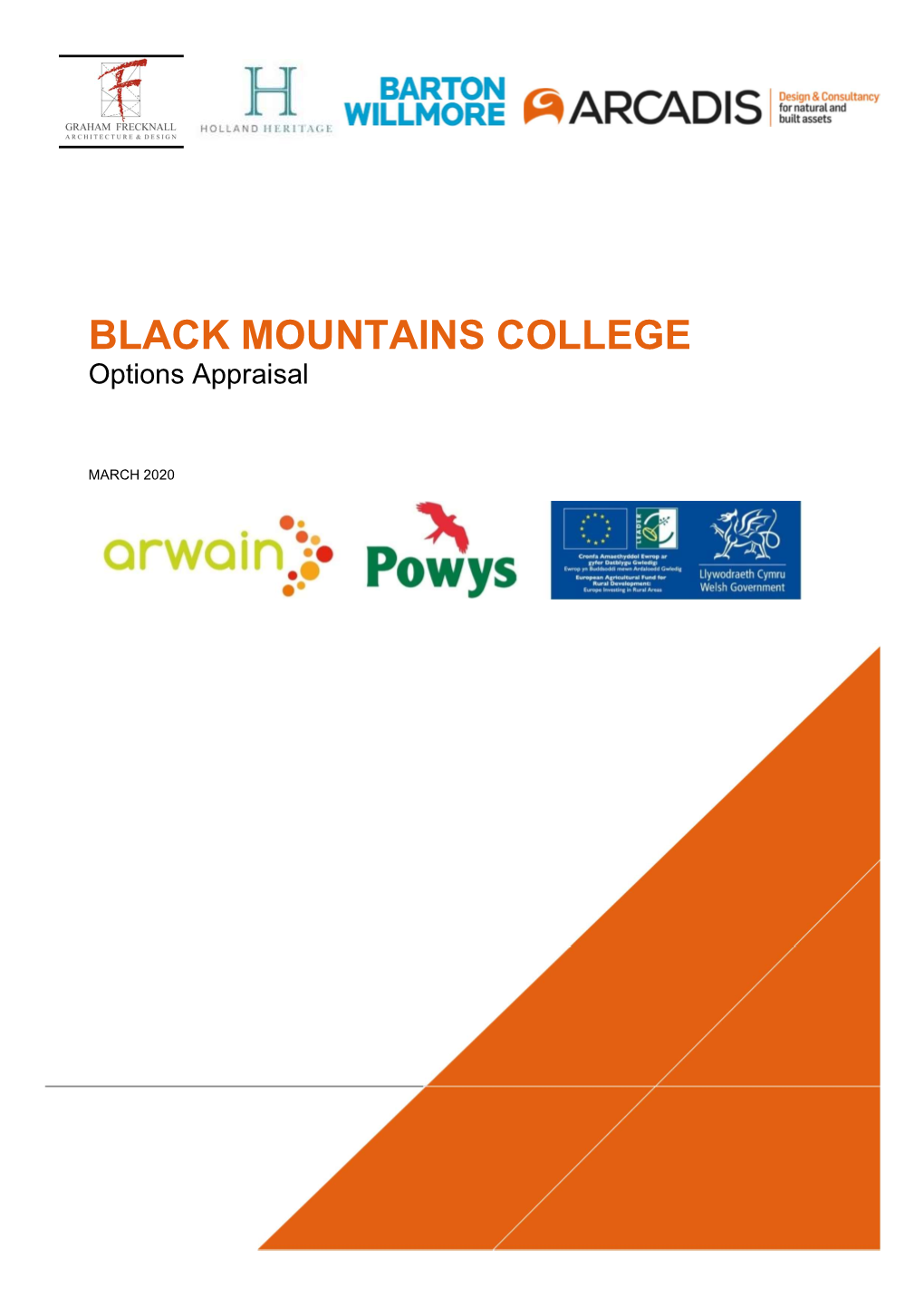 BLACK MOUNTAINS COLLEGE Options Appraisal