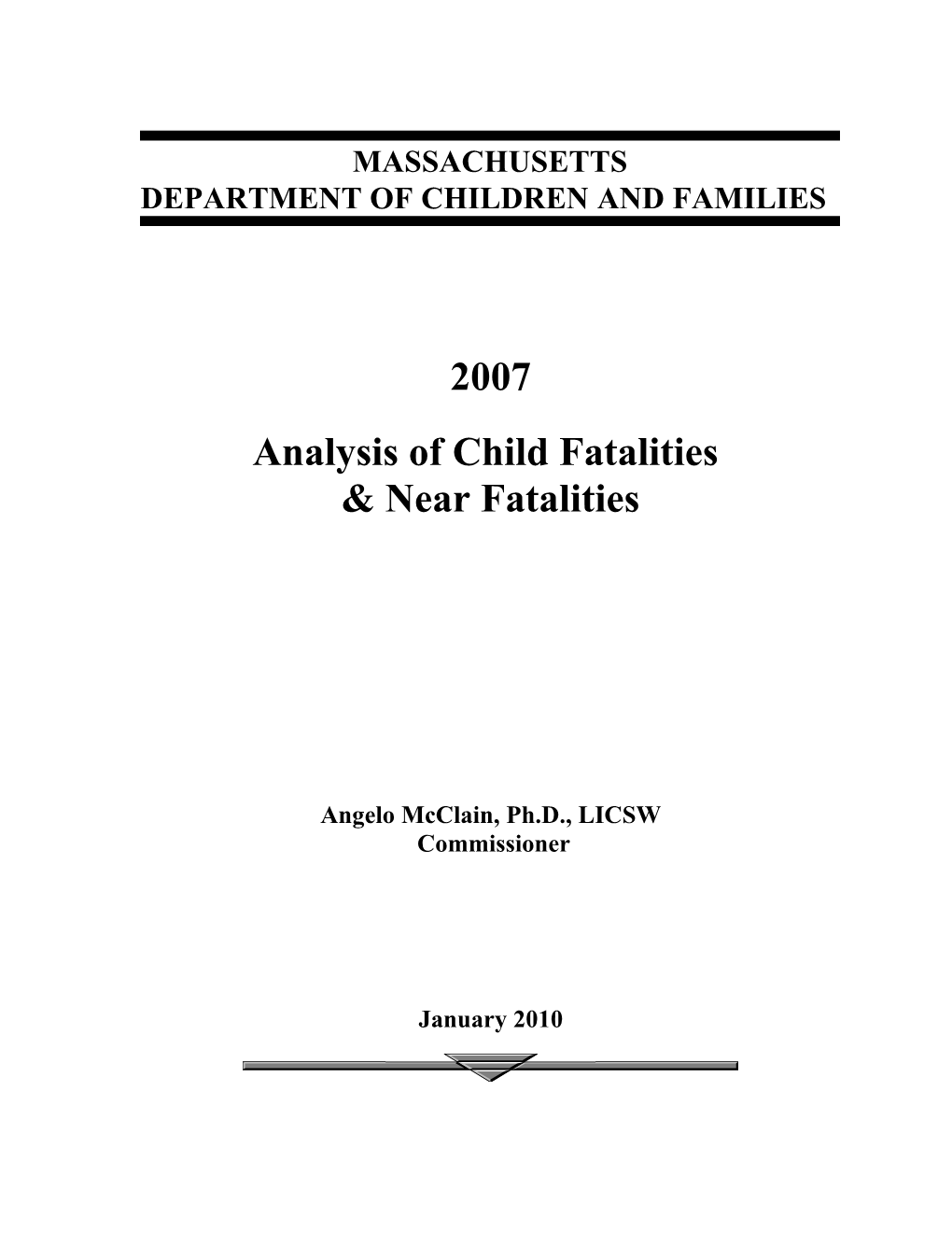 Child Fatalities In The Dss Caseload