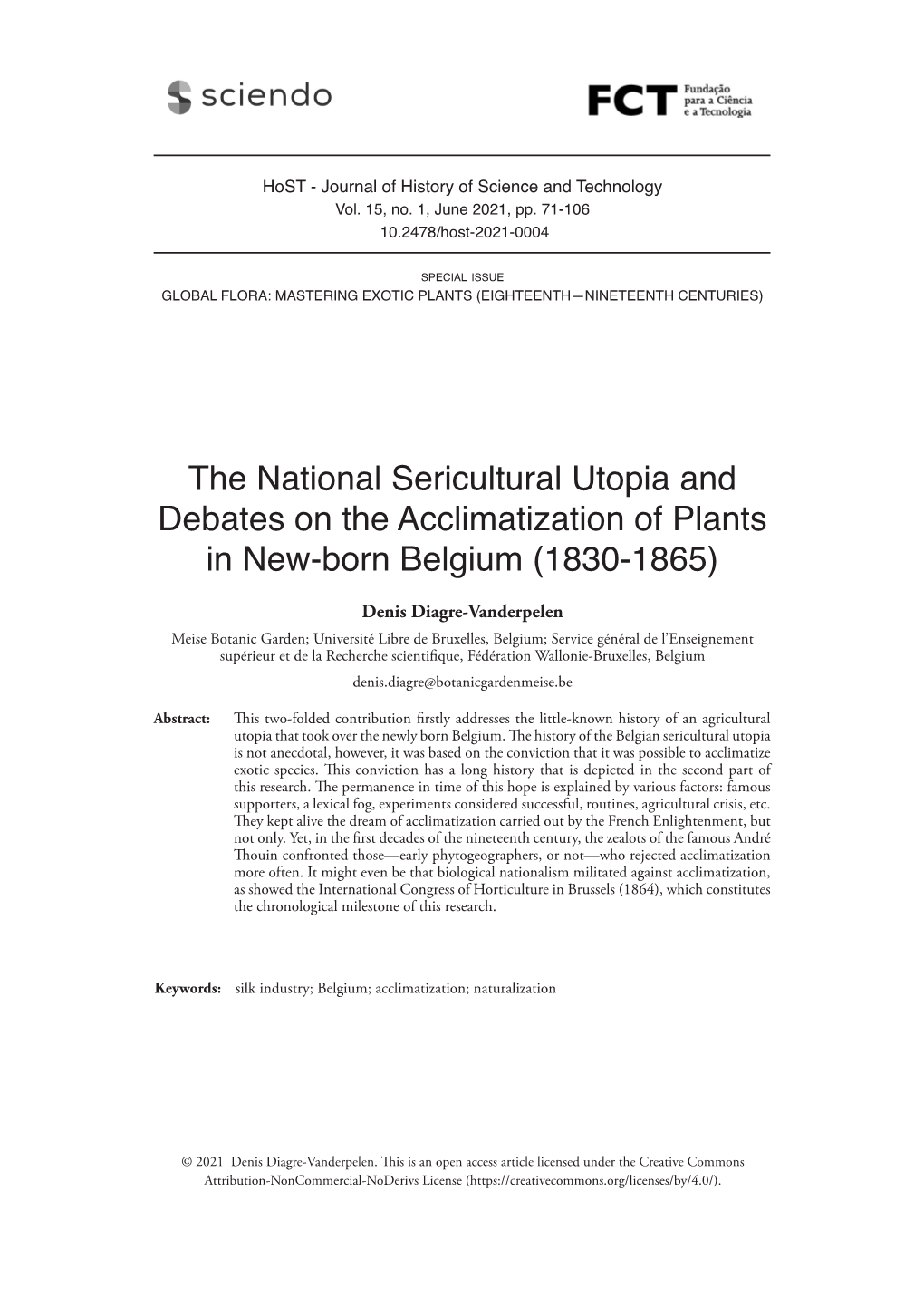 The National Sericultural Utopia and Debates on The
