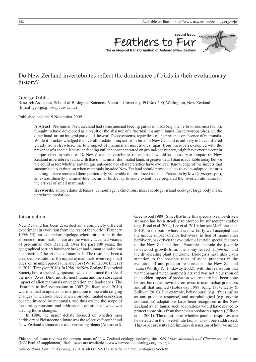 Feathers to Fur the Ecological Transformation of Aotearoa/New Zealand