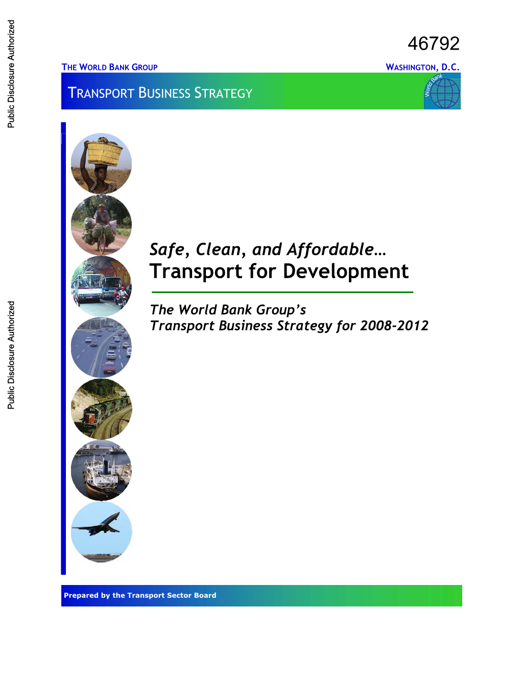 Transport Business Strategy for 2008-2012