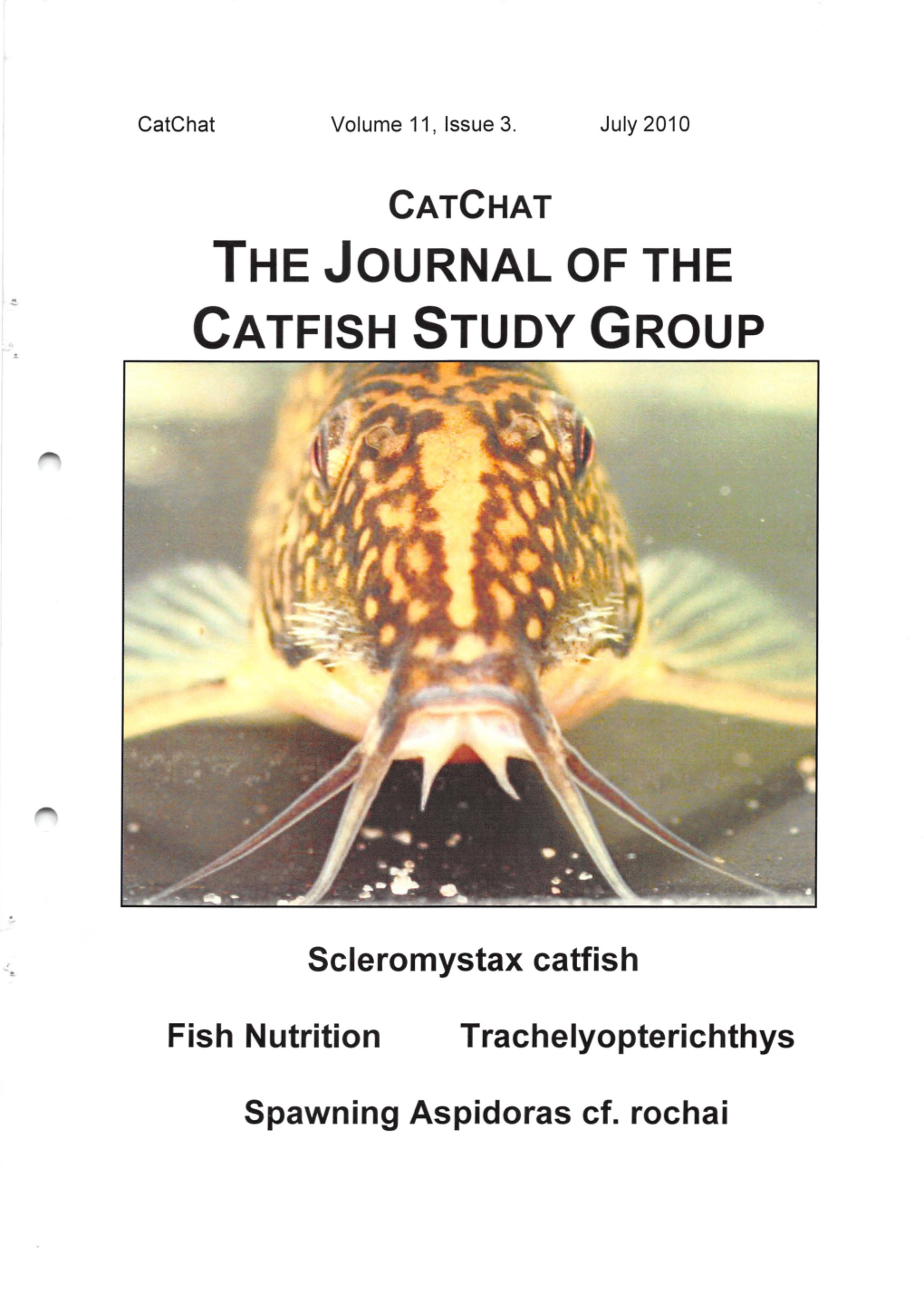 The Journal of the Catfish Study Group