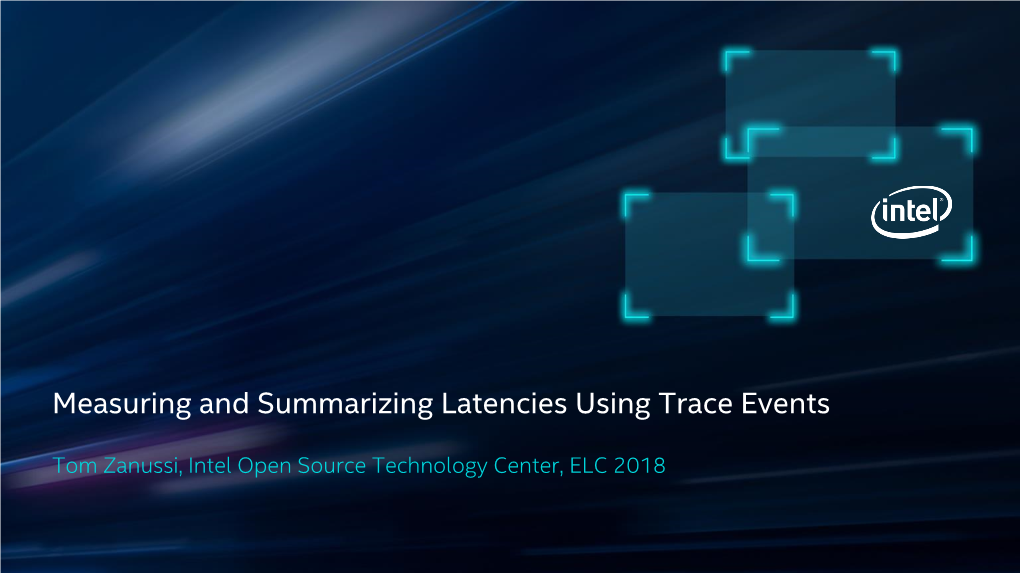 Measuring and Summarizing Latencies Using Trace Events