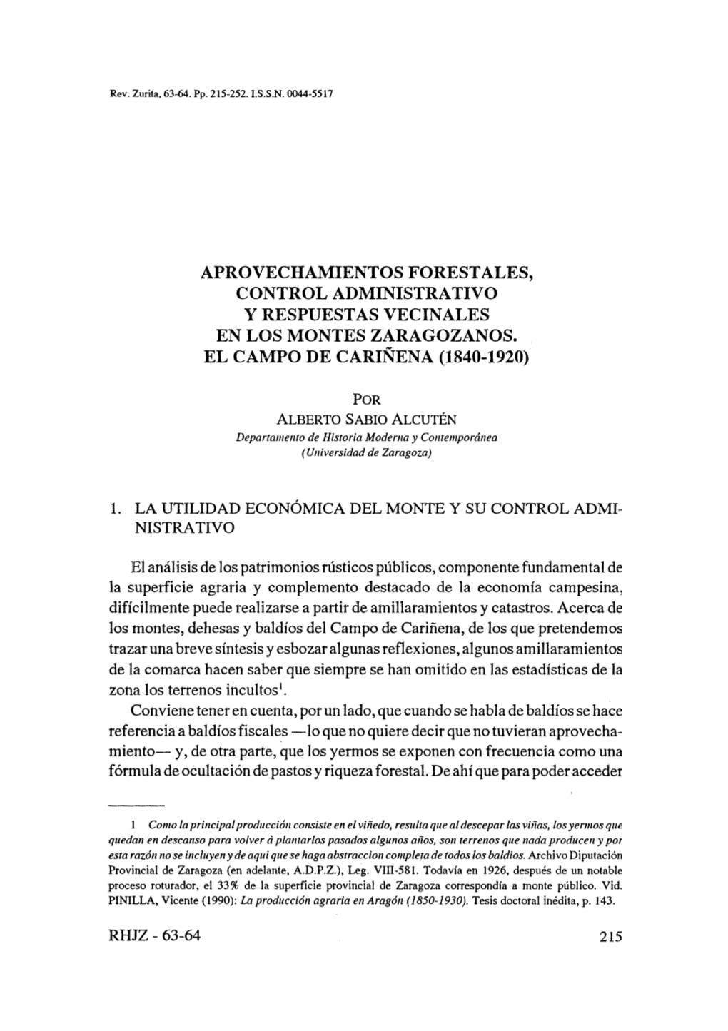 9. Aprovechamientos Forestales, Control Administrativo Y Respuestas