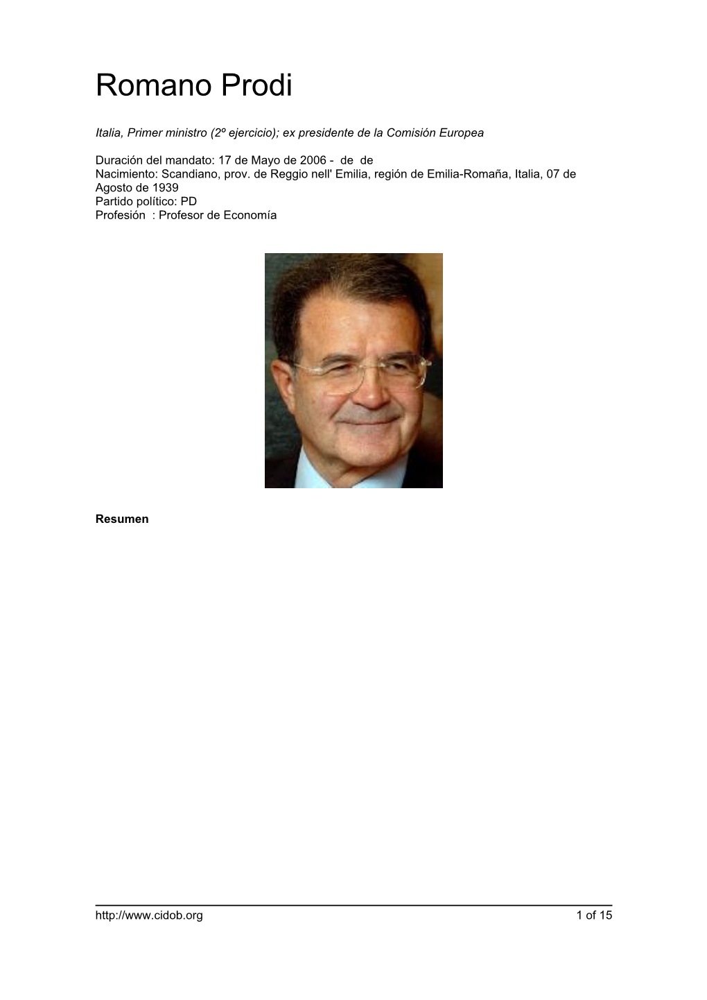 Romano Prodi