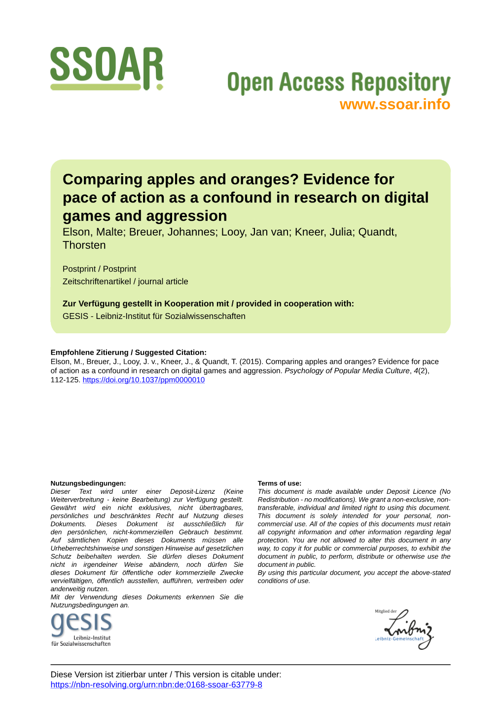 Comparing Apples and Oranges? Evidence for Pace of Action As A