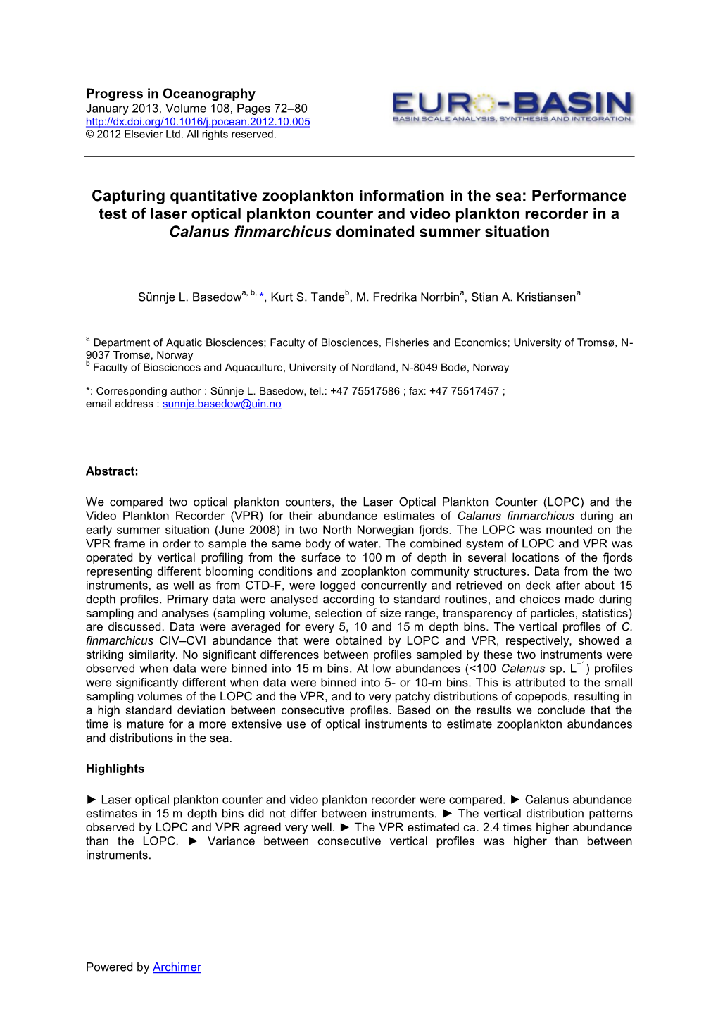 Capturing Quantitative Zooplankton Information in The