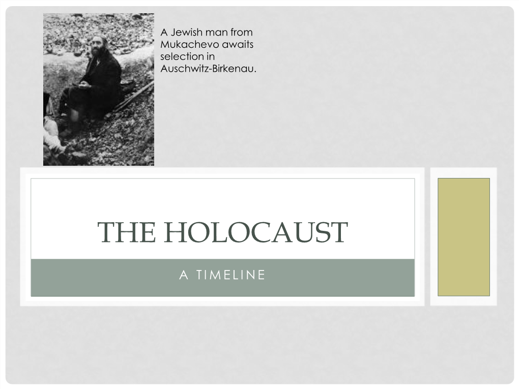 The Holocaust