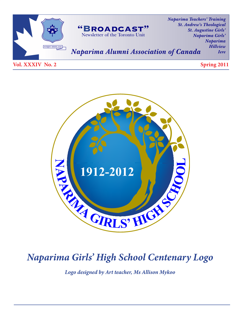 Naparima Girls' High School Centenary Logo