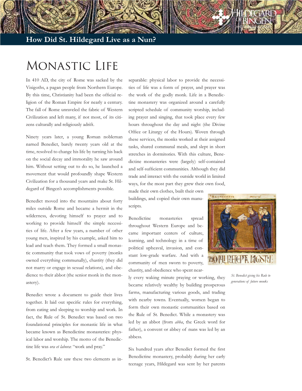 Monastic Life