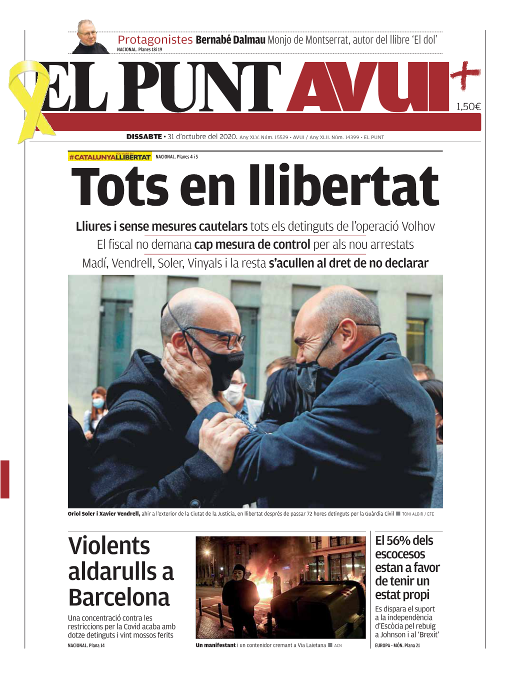 Violents Aldarulls a Barcelona