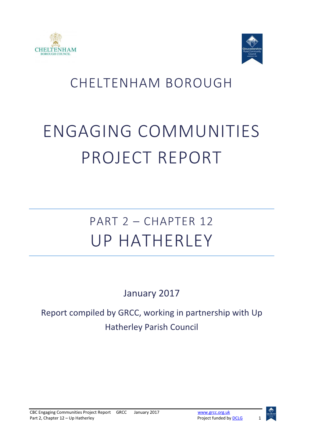 Engaging Communities Project Report up Hatherley